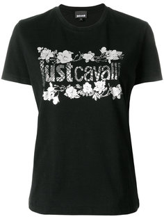 футболка с принтом логотипа Just Cavalli