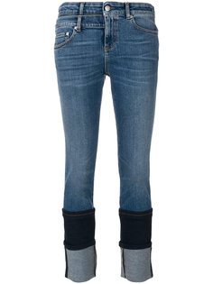 джинсы с двойным подолом Alexander McQueen