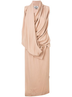 платье с драпированной деталью Vivienne Westwood