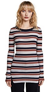 Apiece Apart Stripe Rib Sweater