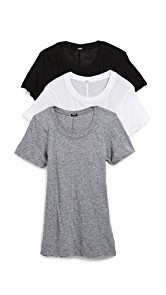 MONROW Crew Neck Tee 3 Pack
