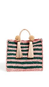 Loeffler Randall Straw Travel Tote