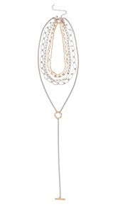 Rebecca Minkoff Layered Chains Necklace