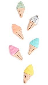 SunnyLife Ice Cream Glass Marker Set of 6