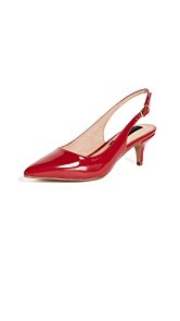 Steven Edyth Point Toe Slingback Pumps