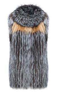 Жилет из меха чернобурки Virtuale Fur Collection