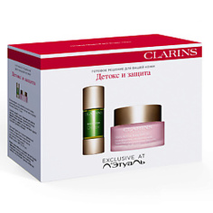 CLARINS Набор средств ухода для лица для детокса кожи 15 мл + 50 мл