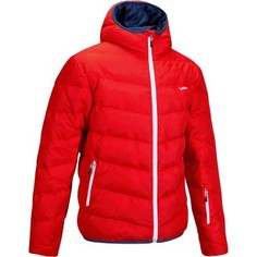 Мужская Пуховая Лыжная Куртка Slide 300 Warm, Красный Цвет Wedze
