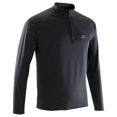 Мужская Футболка С Длинным Рукавом Для Бега Run Warm Kalenji