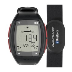 Часы-кардиометр Onrhythm 500 С Кардиопоясом Bluetooth - Красные Geonaute