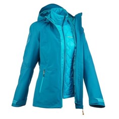 Женская Куртка Для Треккинга Rainwarm 500 3 В 1 Quechua