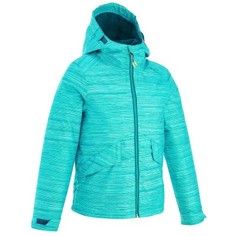 Водонепроницаемая Теплая Куртка Для Походов Для Девочек Hike 100 Warm Quechua