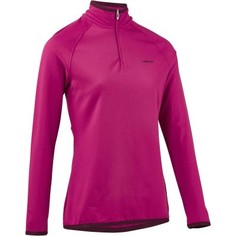 Женское Лыжное Термобелье Freshwarm С Короткой Молнией Черного Цвета Wedze