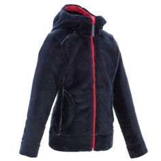 Толстовка С Капюшоном Для Походов Hoodie Warm Для Девочек Quechua