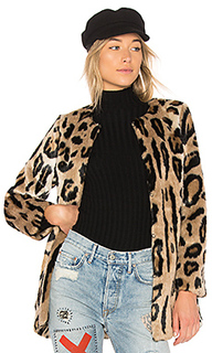 Пальто из искусственного меха leopard - 5149