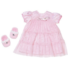 Одежда для куклы Zapf Creation "Baby Annabell" Спокойной ночи, платье и тапочки