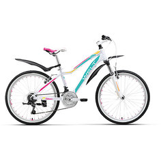 Велосипед  Edelweiss 24, бело-фиолетовый, Welt
