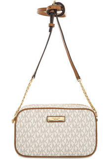 Сумка через плечо с монограммой бренда Michael Michael Kors