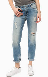 Синие рваные джинсы с пятью карманами Hilfiger Denim
