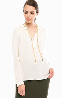 Шелковая блуза с длинными рукавами Michael Michael Kors