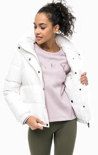 Короткий пуховик с объемным воротом Dkny