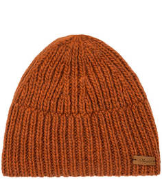 Оранжевая шапка крупной вязки Noryalli
