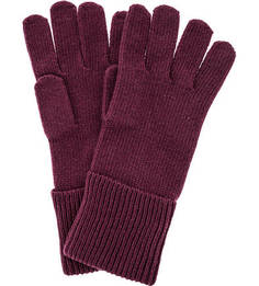 Фиолетовые вязаные перчатки Tommy Hilfiger