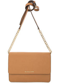 Маленькая кожаная сумка с откидным клапаном Michael Michael Kors