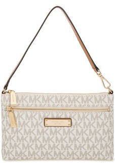 Маленькая сумка с монограммой бренда Michael Michael Kors