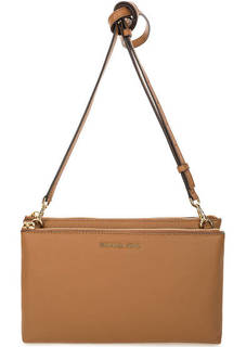 Кожаная сумка через плечо с двумя отделами Michael Michael Kors
