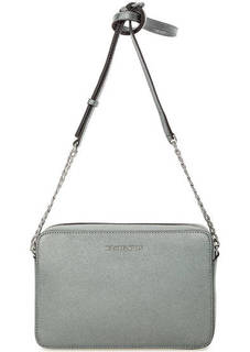 Маленькая серебристая сумка из сафьяновой кожи Michael Michael Kors