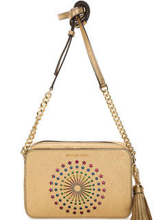 Маленькая кожаная сумка с подсветкой Michael Michael Kors