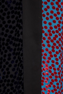 Платье из комбинированных тканей Diane von Furstenberg