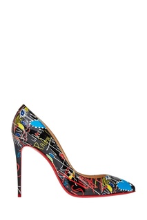 Туфли с принтом Pigalle Follies 100 Christian Louboutin