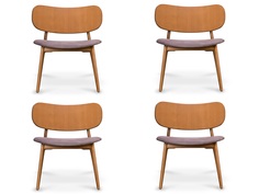 Комплект из 4 стульев "Xavier Lounge" My Furnish