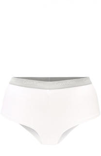 Хлопковые трусы-слипы с логотипом бренда Calvin Klein Underwear