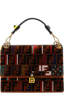 Сумка Kan I с отделкой из бархата Fendi