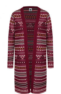 Удлиненный кардиган с принтом M Missoni