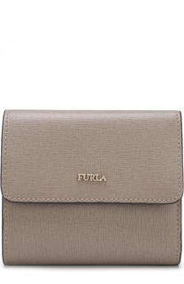 Кожаный кошелек с логотипом бренда Furla