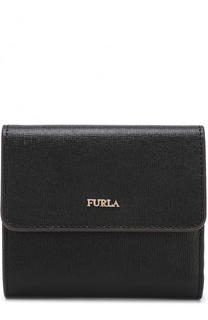 Кожаный кошелек с логотипом бренда Furla