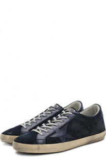 Замшевые кеды SuperStar с аппликацией Golden Goose Deluxe Brand