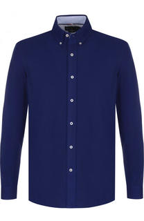 Хлопковая рубашка с воротником button down Polo Ralph Lauren