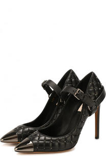 Кожаные туфли Rockstud Spike на шпильке Valentino