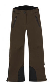 Утепленные брюки с эластичной вставкой на поясе Moncler Enfant