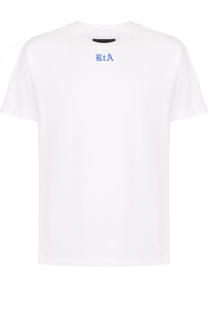 Хлопковая футболка с принтом RTA