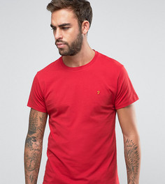 Эксклюзивная футболка слим с логотипом F Farah - Красный