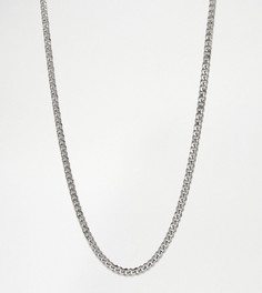 Ожерелье-цепочка с крупными звеньями 7 мм Reclaimed Vintage Inspired - Серебряный