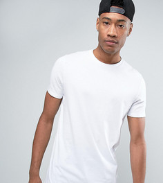 Белая длинная футболка ASOS TALL - Белый