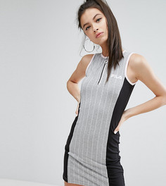 Облегающее платье мини без рукавов в стиле колор блок с полосками Fila Petite - Мульти