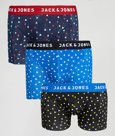 3 пары боксеров-брифов Jack &amp; Jones - Мульти